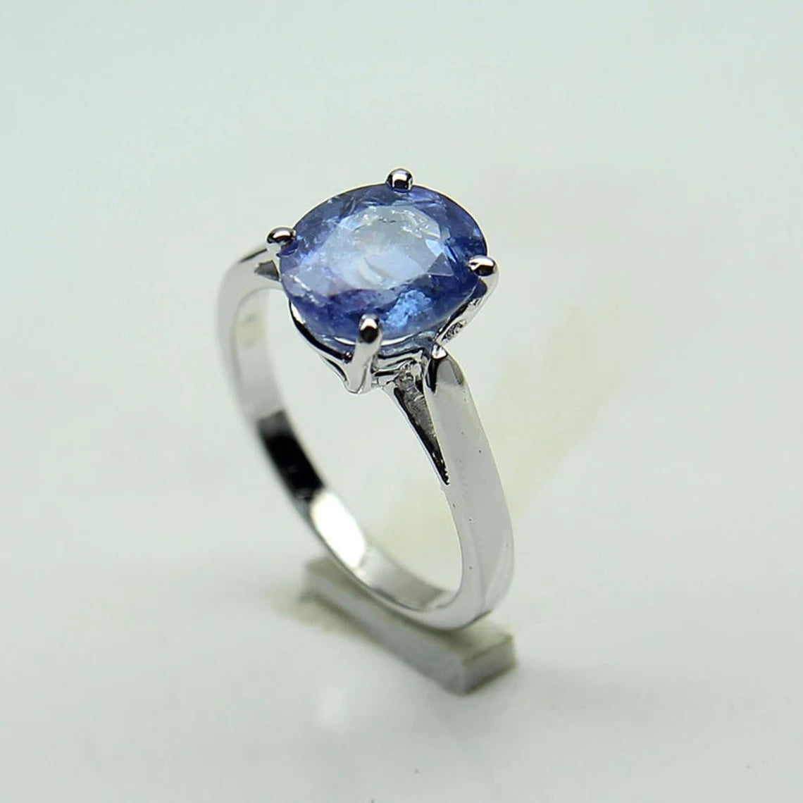 100%Natural Tanzanite Ring-Handmade Silver Ring-Designer Ring-Natural Tanzanite Gemstone Ring - Statement Ring-Proposal Ring-Gift For Wife
