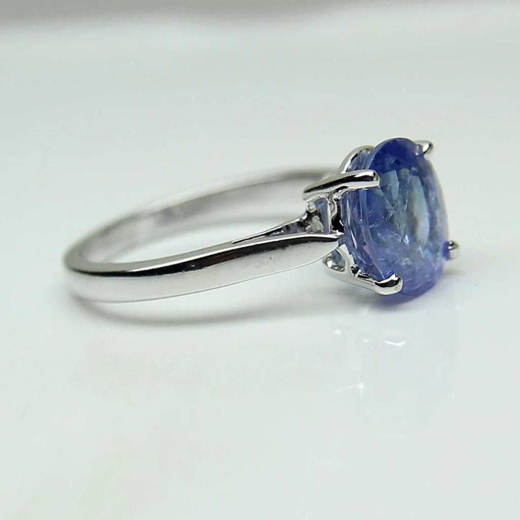 100%Natural Tanzanite Ring-Handmade Silver Ring-Designer Ring-Natural Tanzanite Gemstone Ring - Statement Ring-Proposal Ring-Gift For Wife