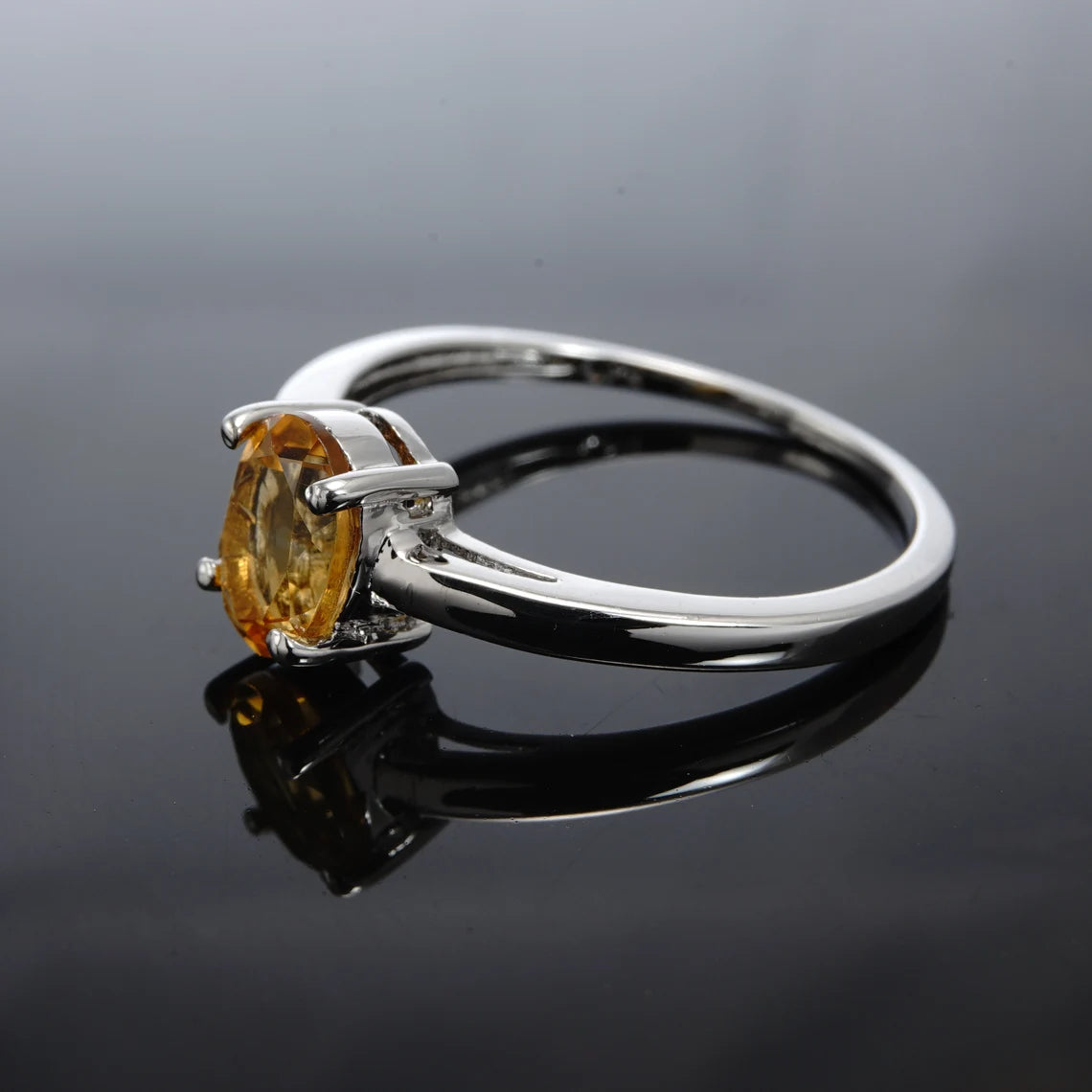 Natural Golden Topaz Ring-925 Silver Ring-Golden Topaz Jewelry-Vintage Ring-Gift Ring-Women Ring-Yellow Golden Topaz-Birthstone Ring