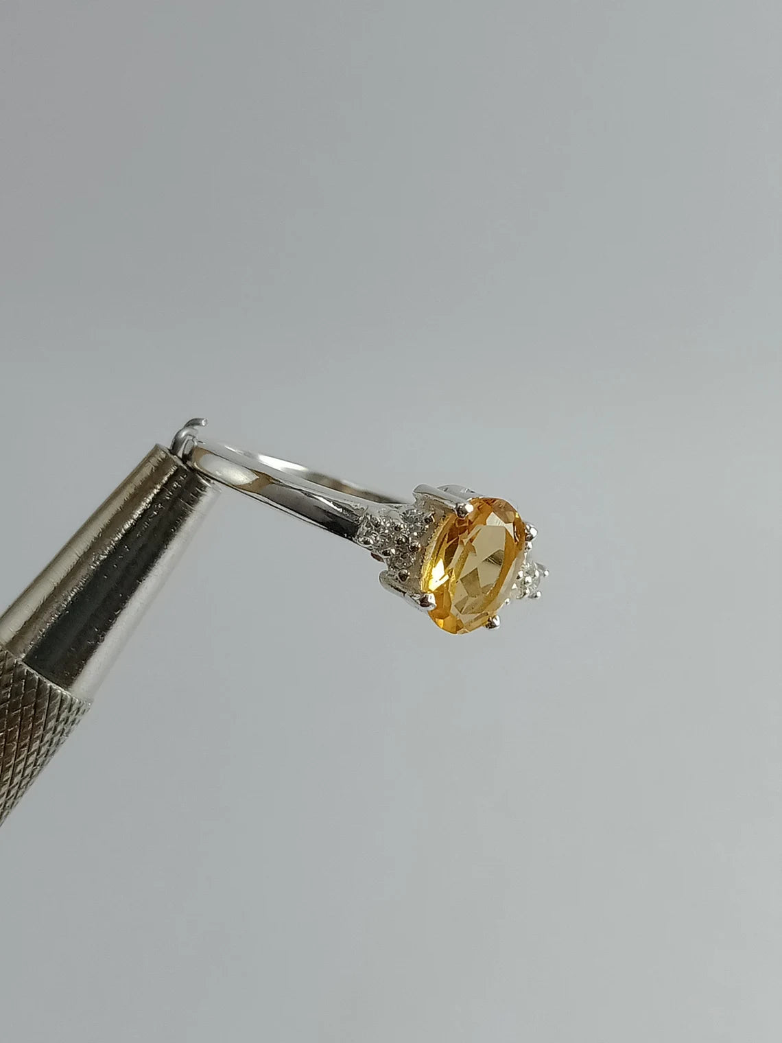 Yellow Topaz Ring-Natural Golden Topaz Ring-925 Sterling Silver Ring-Golden TOPAZ Jewelry-Vintage Ring-Birthstone TOPAZ Ring