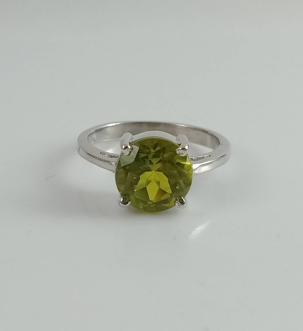 Sultanite Ring-Unique Ring- Seven Colour Changing Ring- Sultanite Gemstone Ring-Statement Ring-Round Cut Stone-Proposal Ring-925 Silver Ring