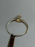 Yellow Topaz Ring-Natural Golden Topaz Ring-925 Sterling Silver Ring-Golden TOPAZ Jewelry-Vintage Ring-Birthstone TOPAZ Ring