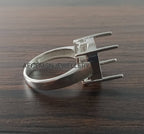 12X12 MM Cushion Semi Mount Ring-Without Stone Ring-Promise Ring-Women Ring-925 Sterling Silver Ring-Cushion Ring-Prong Setting Ring