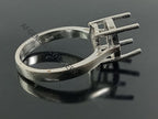 8X10 MM Oval Semi Mount Ring-Setting Ring-Without Stone Ring-Ready to be set with your Own Stone-925 Sterling Silver Ring-Prong Setting Ring