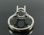 8X10 MM Oval Semi Mount Ring-Setting Ring-Without Stone Ring-Ready to be set with your Own Stone-925 Sterling Silver Ring-Prong Setting Ring