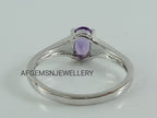 Dainty Amethyst Ring-Women Amethyst Ring-Natural Amethyst Ring-Amethyst Gemstone Ring-Vintage Ring-925 Silver Ring-Amethyst Jewelry Ring