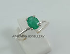 100%Natural Emerald Ring-Green Emerald Ring-Emerald Silver Ring-Zambian Emerald Ring-Emerald Ring-Unique Emerald Ring-Oval Emerald
