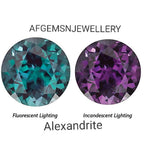 Unique Alexandrite Ring Sterling Silver Ring June Birthstone Ring Color Changing Gemstone Ring Color Changing Alexandrite