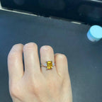 Gift Ring-Golden Topaz Ring-Yellow Topaz Ring-Vintage Ring-Birthstone Topaz Ring-Natural Golden Topaz Gemstone Ring-Promise Ring-Topaz Ring