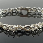925 Sterling Silver Tennis Bracelet Semi Mount Bracelet-Without Stone Bracelet-Ready to be Set With Your Own Stone-Engagement Bracelet