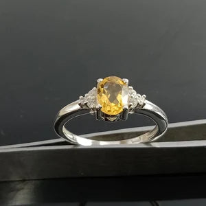 Yellow Topaz Ring-Natural Golden Topaz Ring-925 Sterling Silver Ring-Golden TOPAZ Jewelry-Vintage Ring-Birthstone TOPAZ Ring