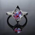 Unique Alexandrite Ring Sterling Silver Ring June Birthstone Ring Color Changing Gemstone Ring Color Changing Alexandrite
