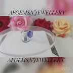 100%Natural Tanzanite Ring-Handmade Silver Ring-Designer Ring-Natural Tanzanite Gemstone Ring - Statement Ring-Proposal Ring-Gift For Wife